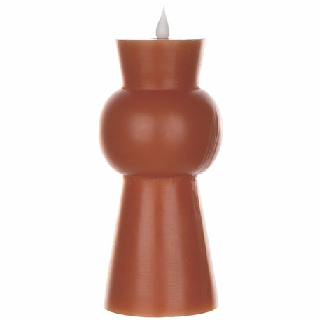 8.5" Orange Simplux Designer LED Candle with remote (Set of 2) - Tuesday Morning - Candles
