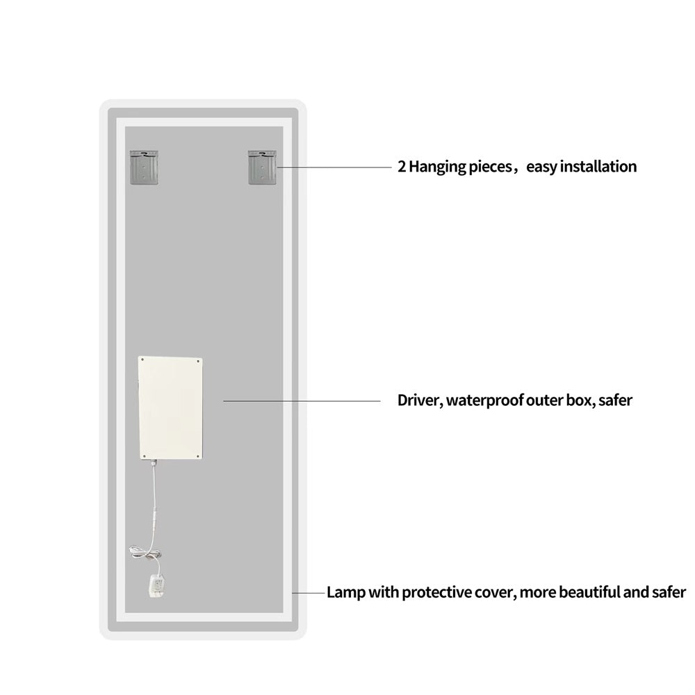 Lighted Full Length Mirror