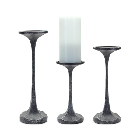 Carved-design-candle-holder-(set-of-3)-Candle-Holders