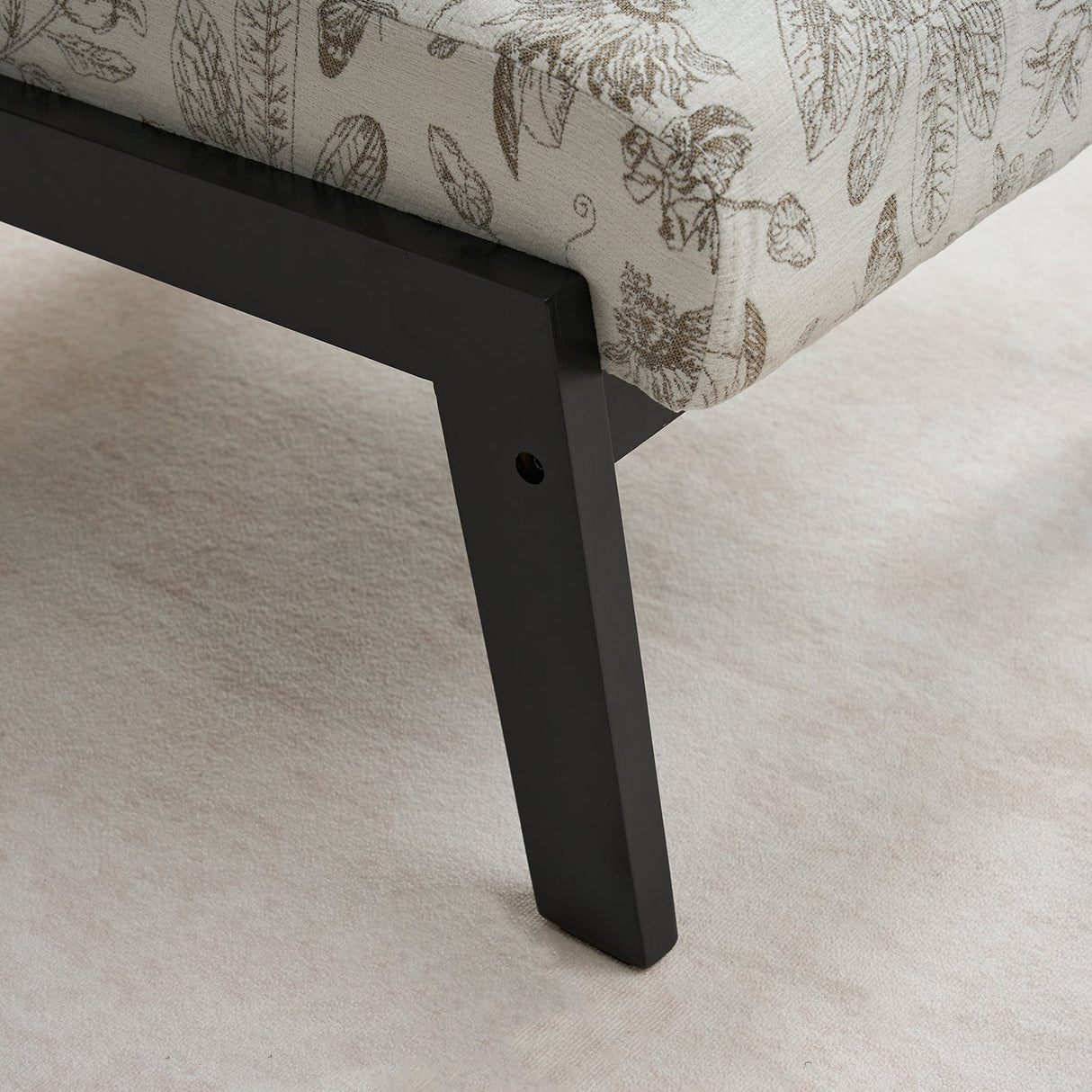 Mid-Century Modern Lounge Armchair - Seat Cushion (Beige + Grey)