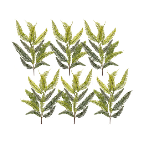 Varigated-fern-spray-(set-of-6)-Artificial-Flowering-Plants