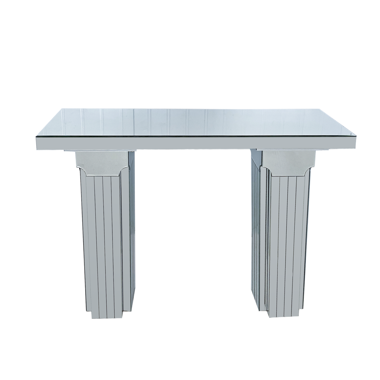 Mirrored Console Table Wide Bling