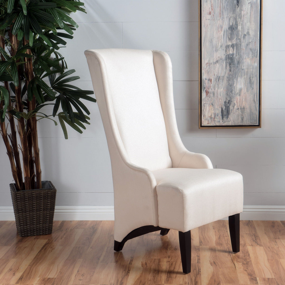 Alight - Upholstered Dining Chair With High Back And Birch Wood Legs (Set of 2)