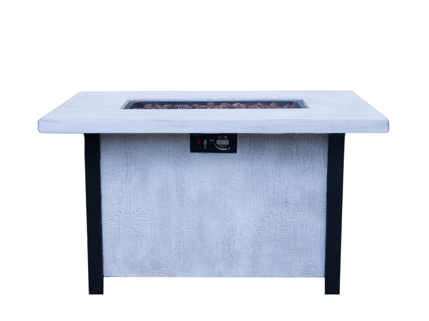 44"W x 25"H Outdoor Propane Fire Pit Table, 50,000 BTU