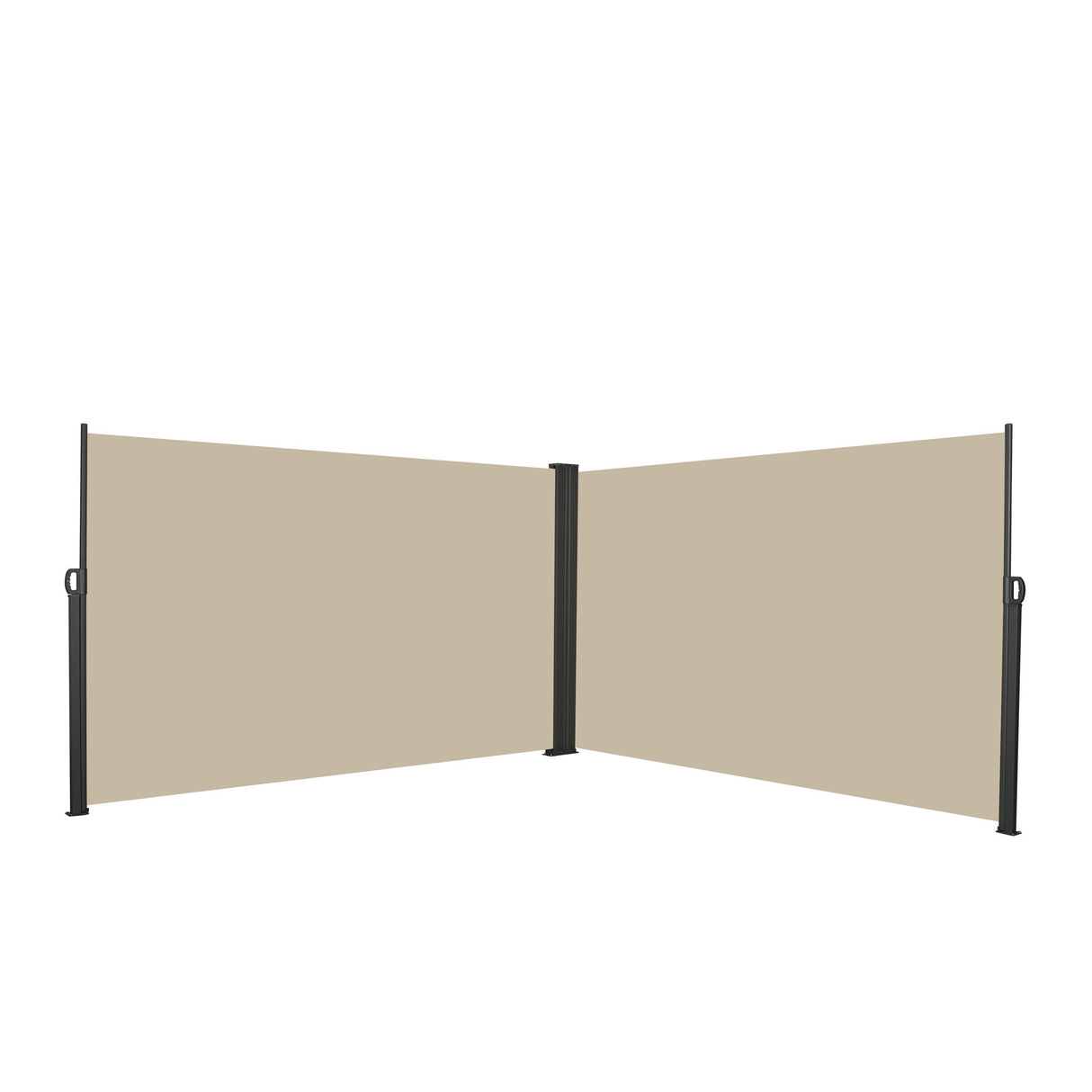 Retractable Side Awning, Waterproof and UV Resistant, Privacy Screen for Patio
