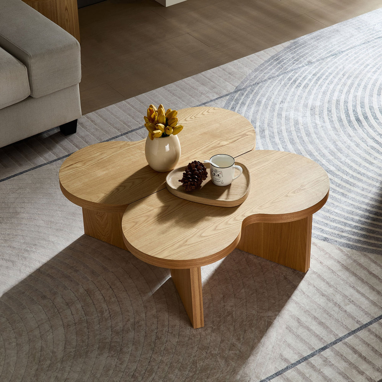 Modern Butterfly MDF Coffee Table