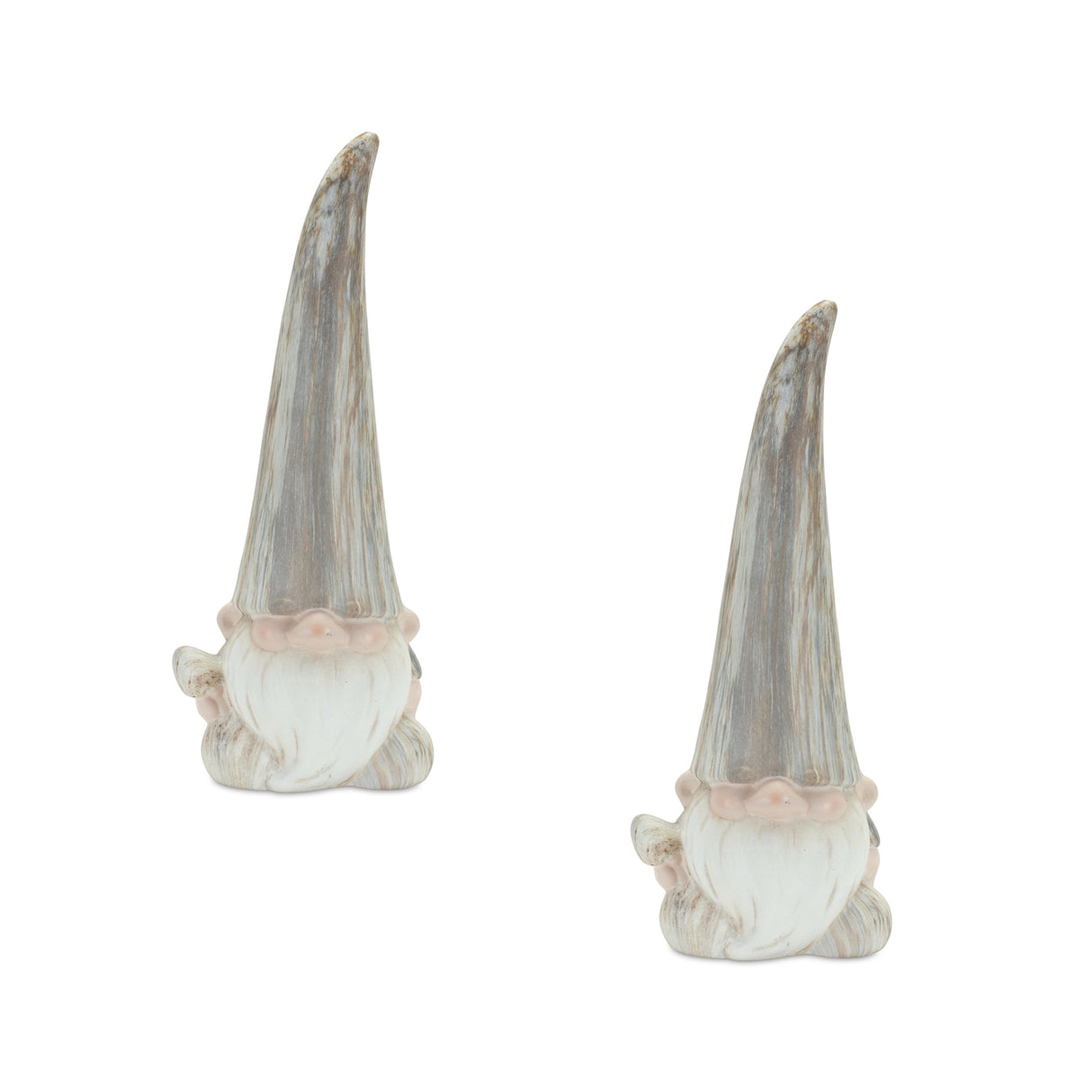 Modern-Marble-Finish-Terra-Cotta-Gnome-Figurine-(Set-of-2)-Figurines