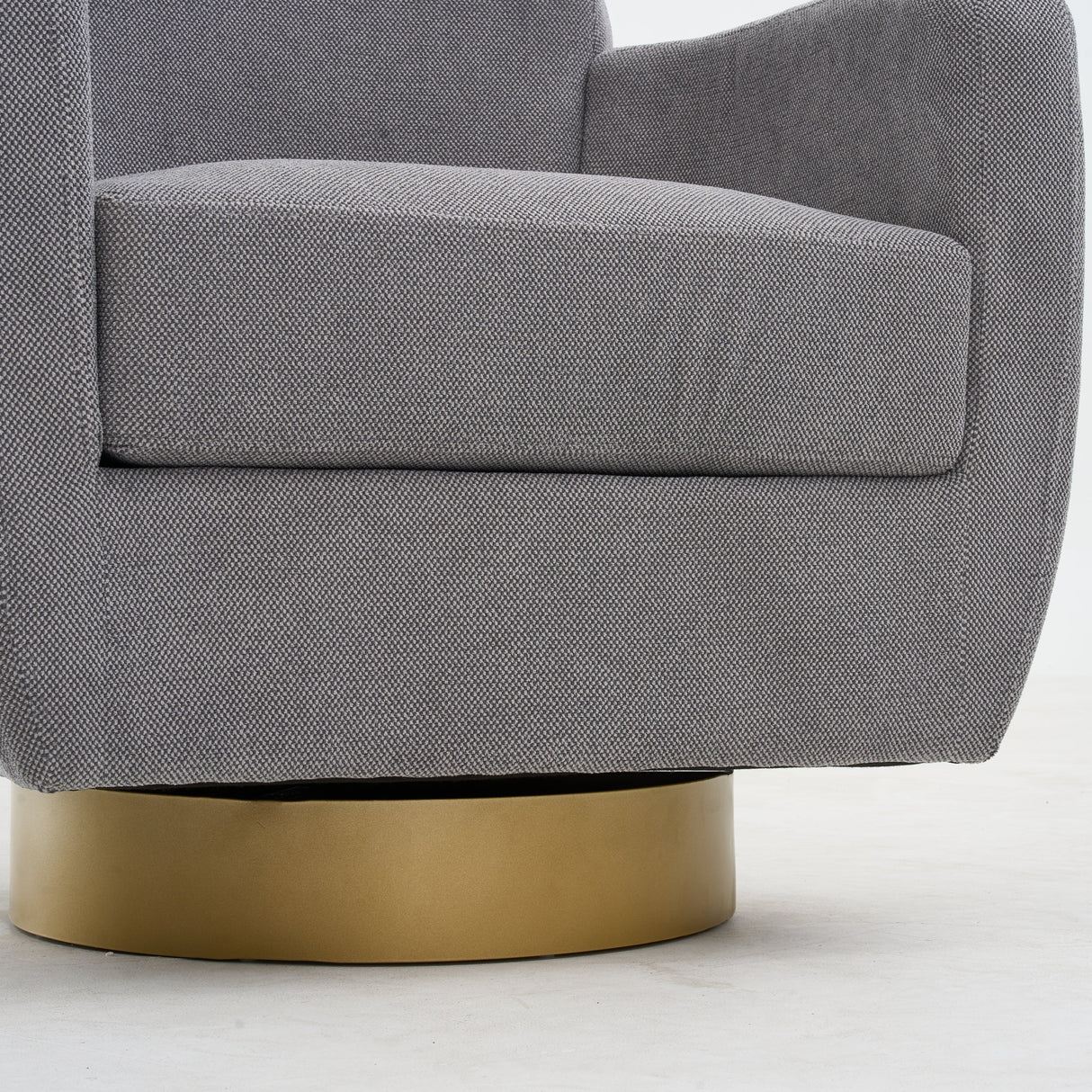 360 Degree Rotation Armchair Cotton Linen