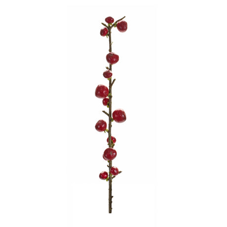 Red berry twig stem (set of 6)
