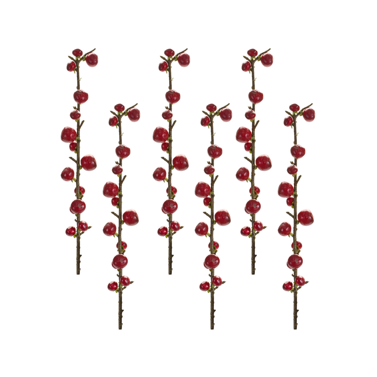 Red-berry-twig-stem-(set-of-6)-Artificial-Flowering-Plants