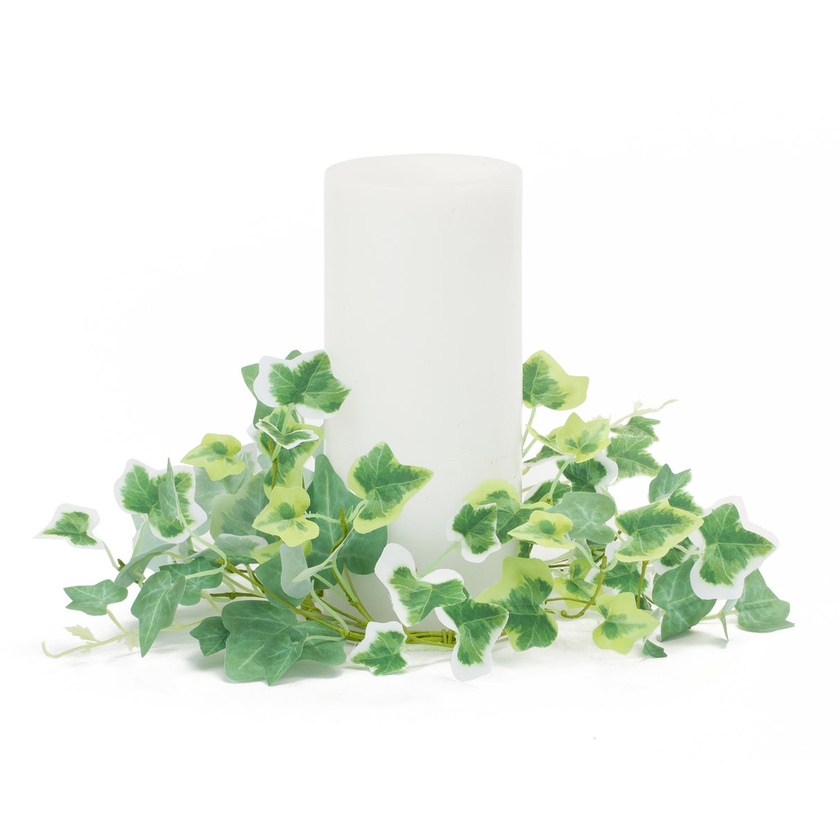 Ivy-foliage-candle-ring-(set-of-6)-Candles