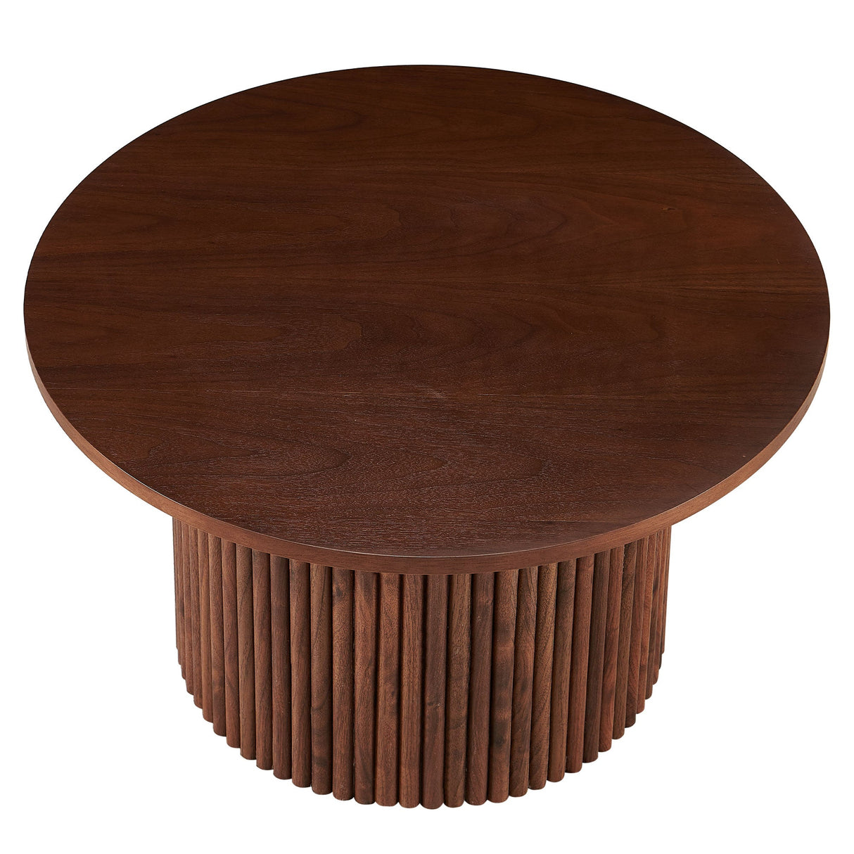 Fantasia Round Coffee Table with Column Design