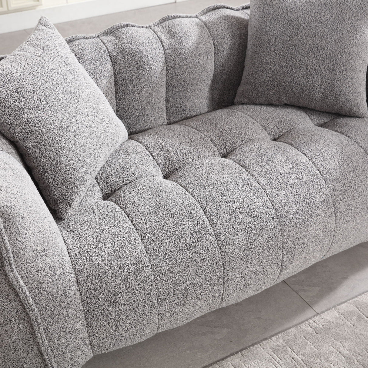 Cozy Beanbag Chair With High Resilience Foam Core For 2