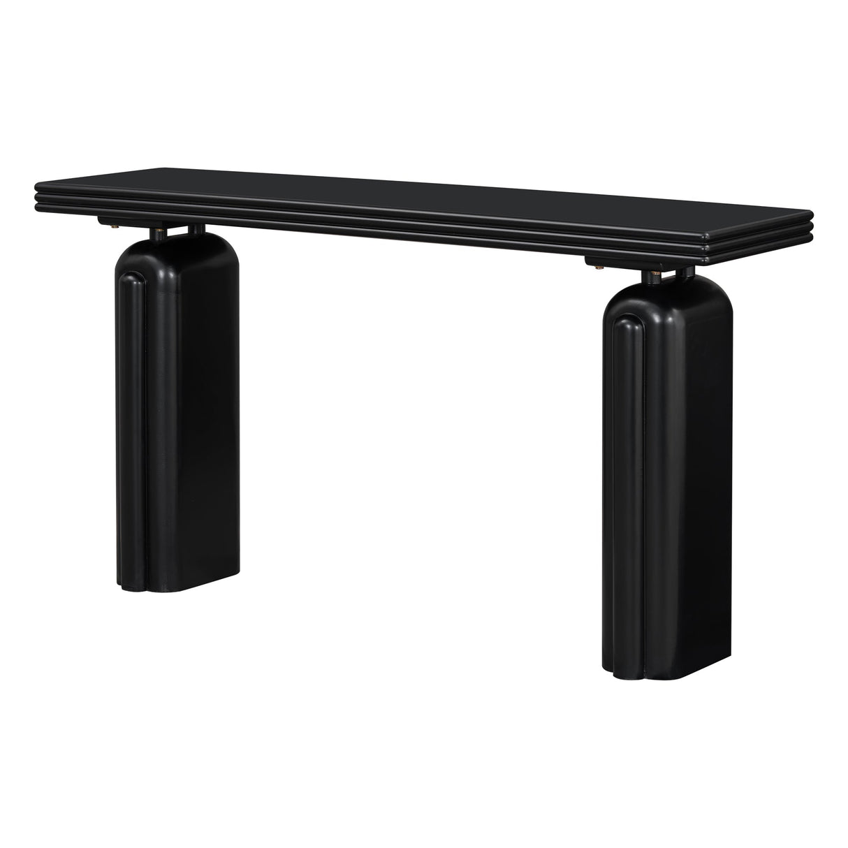 U_STYLE Chic Acacia Veneer Console Table