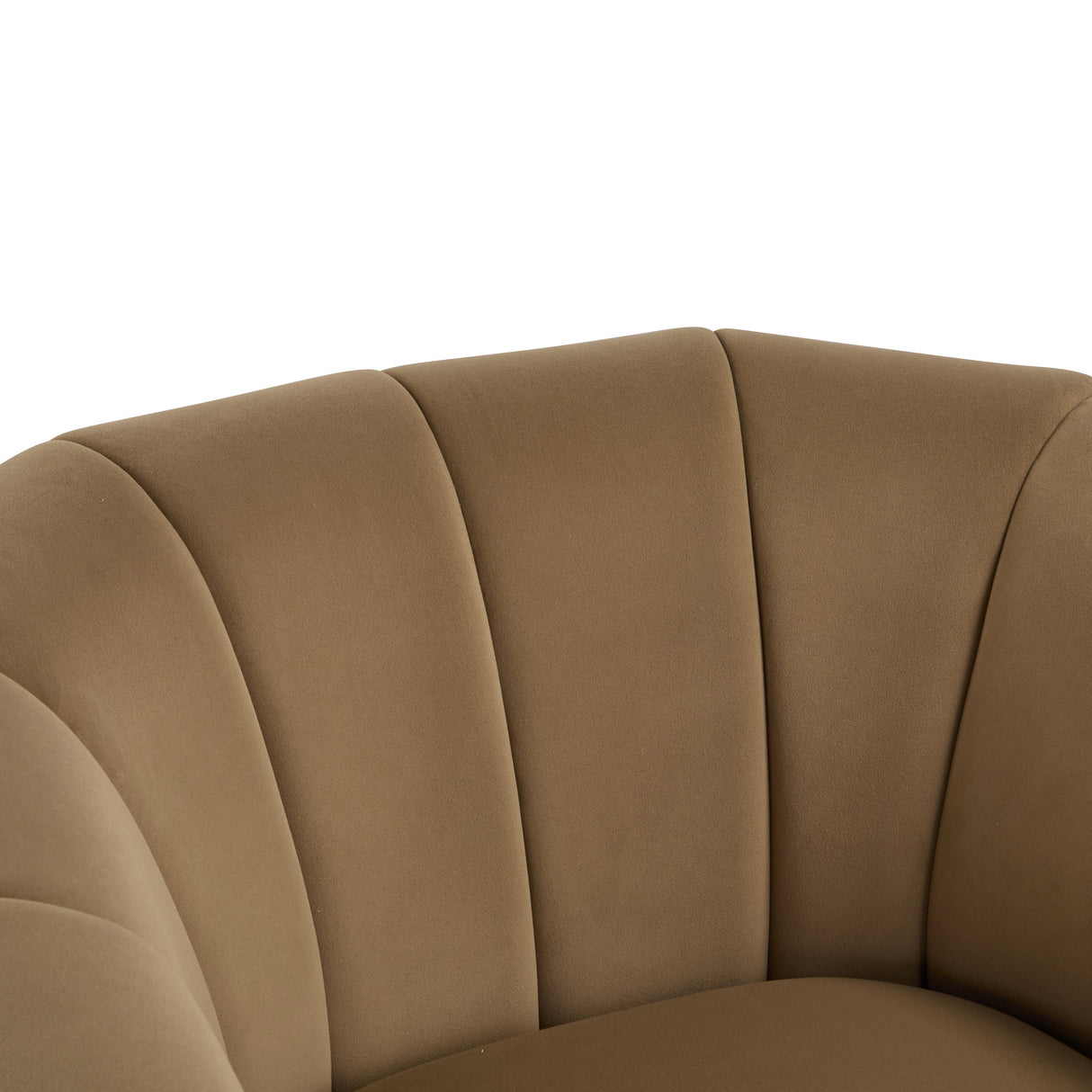 Modern Swivel Club Chair with Premium Velvet