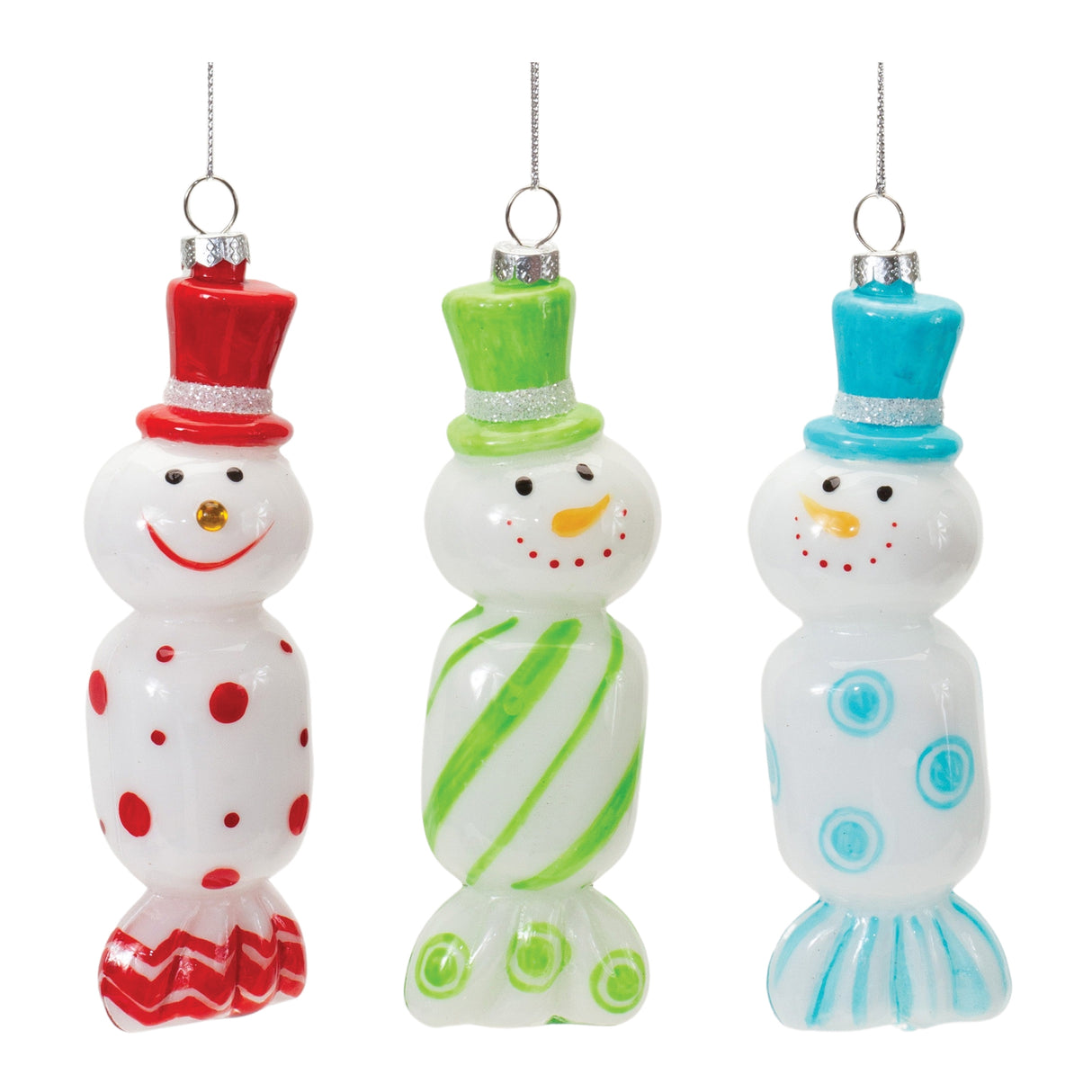 Glass-Snowman-Candy-Ornament-(Set-of-12)-Christmas-Ornaments