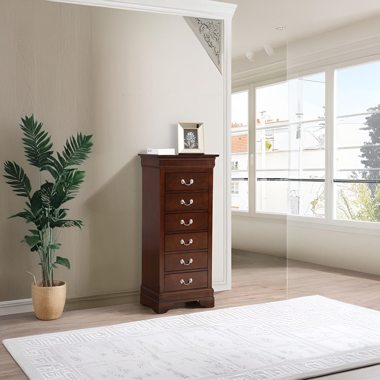 Traditional Style Lingerie Storage Chest Timeless