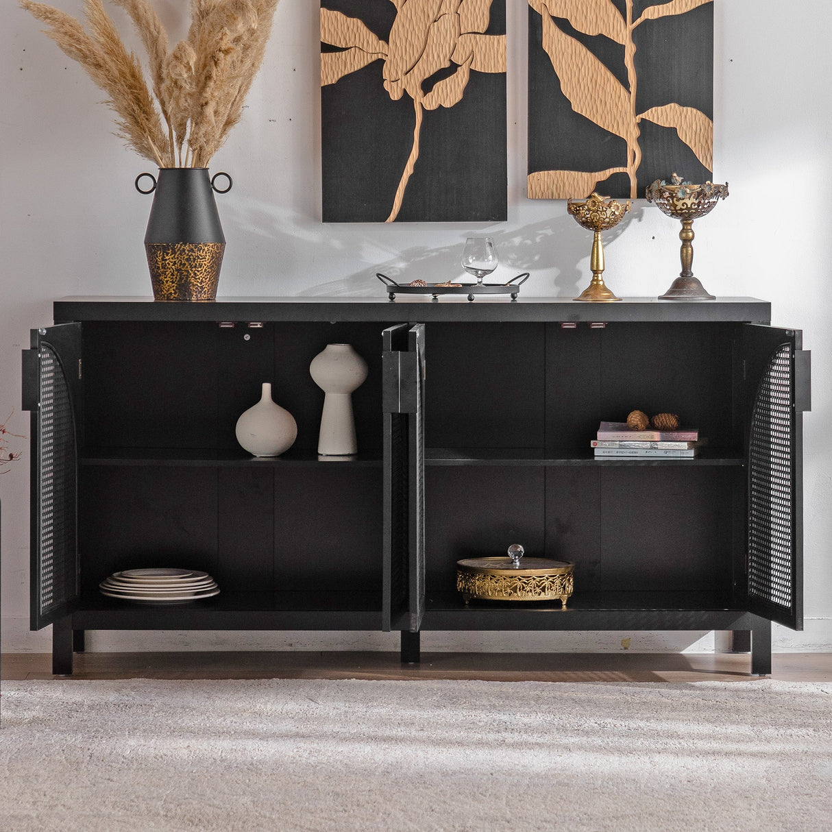 Modern Storage Sideboard Buffet Cabinet