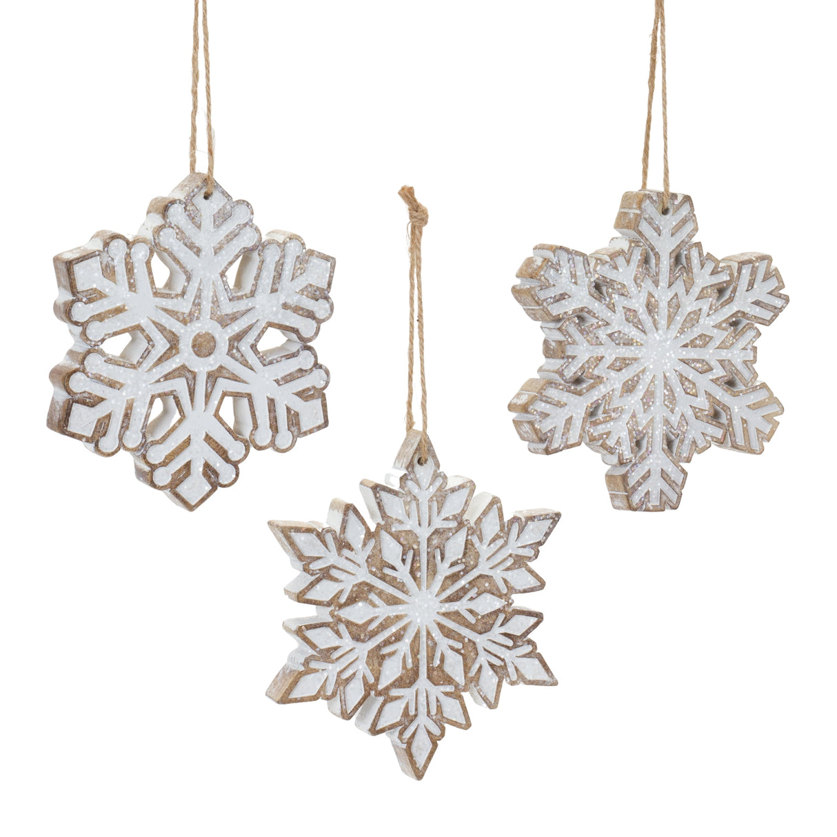Glittered-Snowflake-Ornament-(Set-of-3)-Christmas-Ornaments