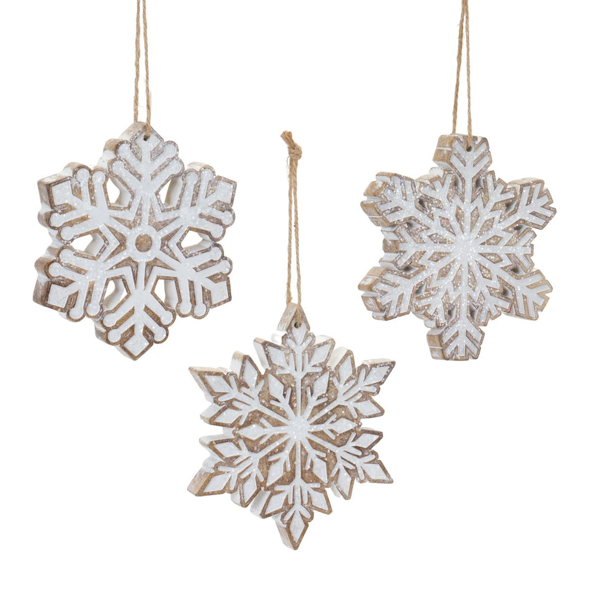 Glittered-Snowflake-Ornament-(Set-of-3)-Christmas-Ornaments
