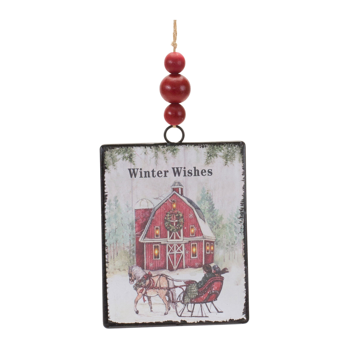 Glass-Winter-Wishes-Barn-Ornament-(Set-of-12)-Christmas-Ornaments