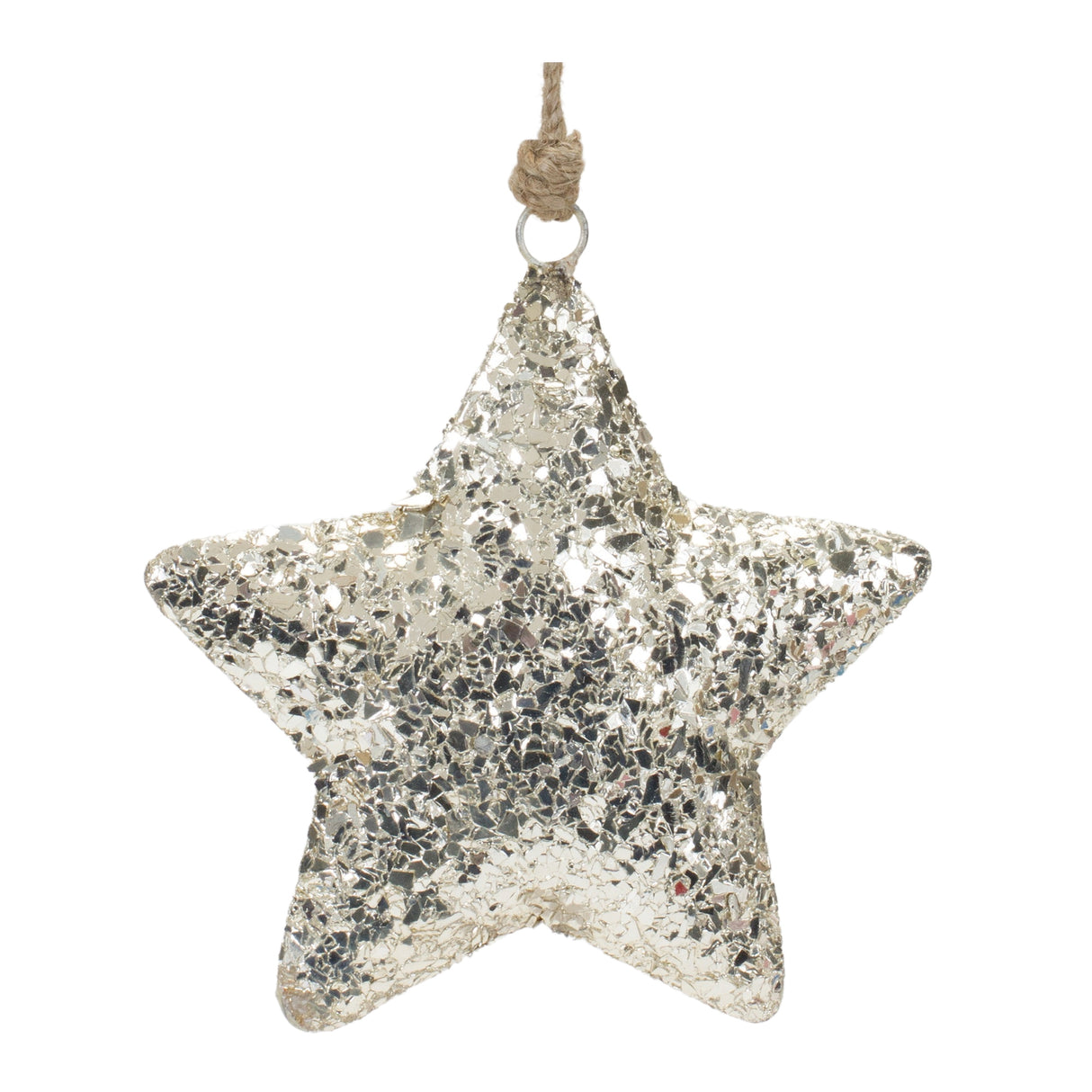 Mosaic-Metal-Star-Ornament-(Set-of-4)-Christmas-Ornaments