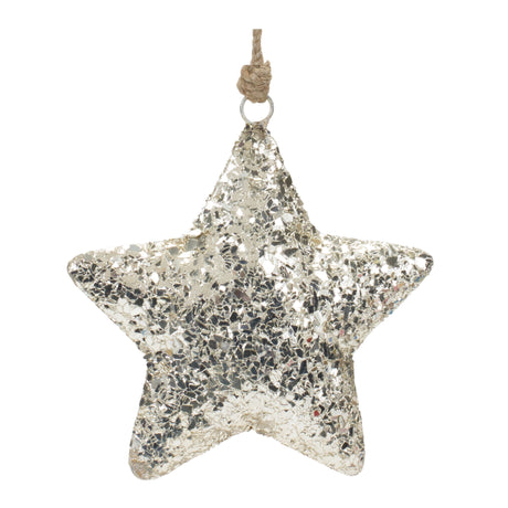 Mosaic-Metal-Star-Ornament-(Set-of-4)-Christmas-Ornaments