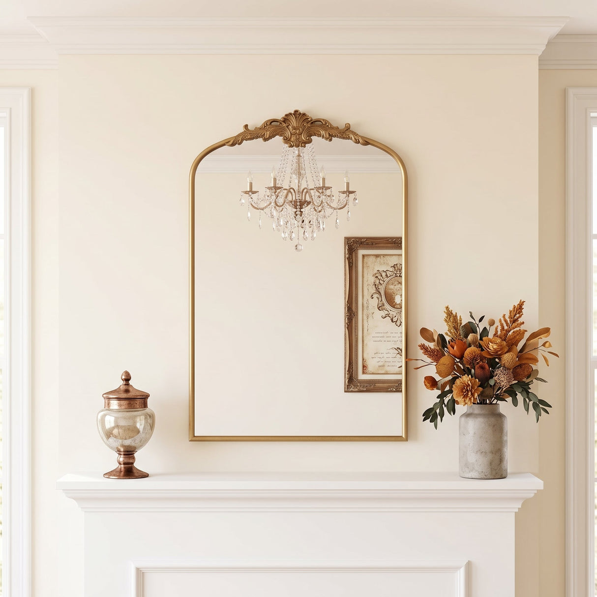 24''x36'' Antique Large Wall Mirror