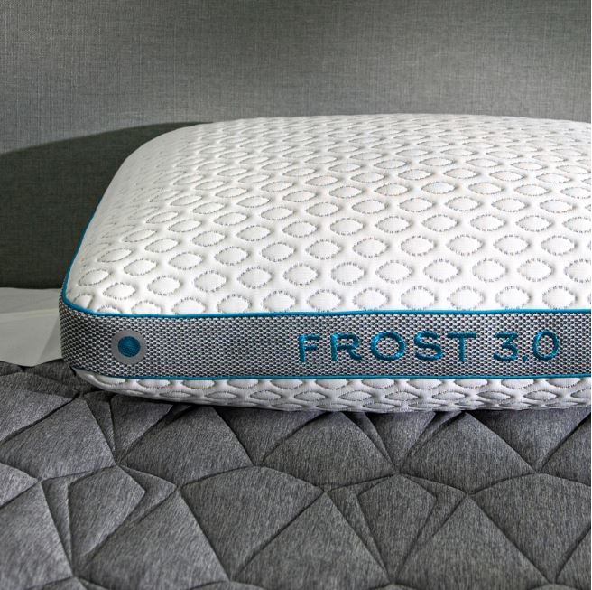 Cooling Pillow with Dual-Sided Comfort - BedGear Frost Pillow 3.0, White