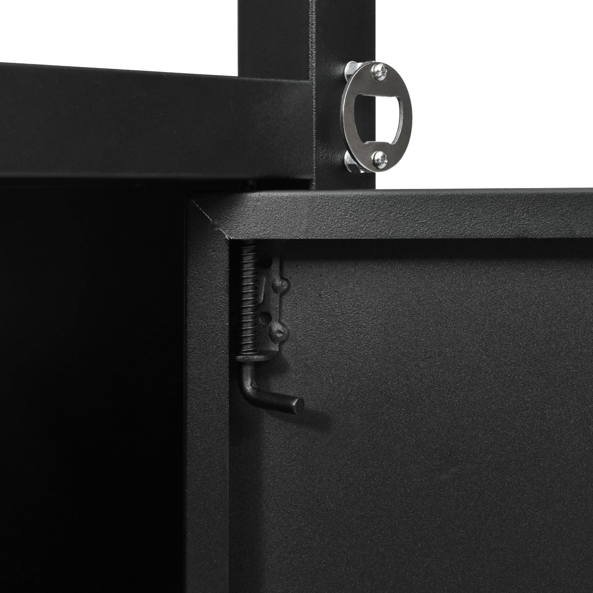 K&K 54.5' Outdoor Kitchen Island with Stainless Steel Tabletop and Storage