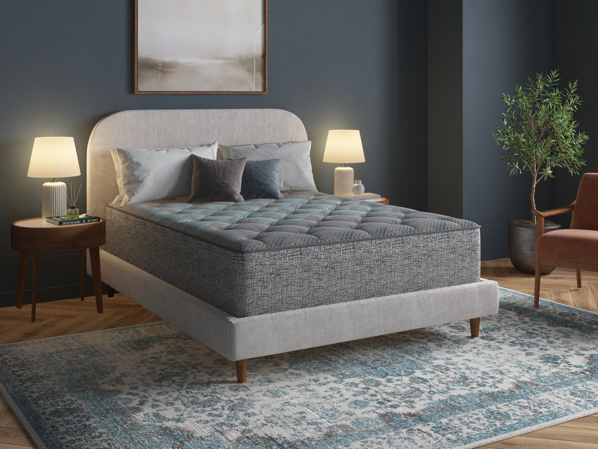 Restonic Comfort Care 13' Hybrid Mattress, Individual Pocketed Coil Mattress, Firm Comfort