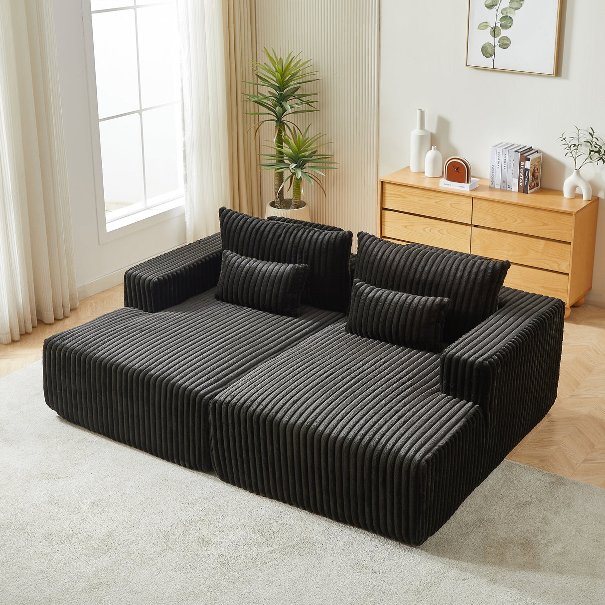 87' Oversized Sectional Lounge Chaise