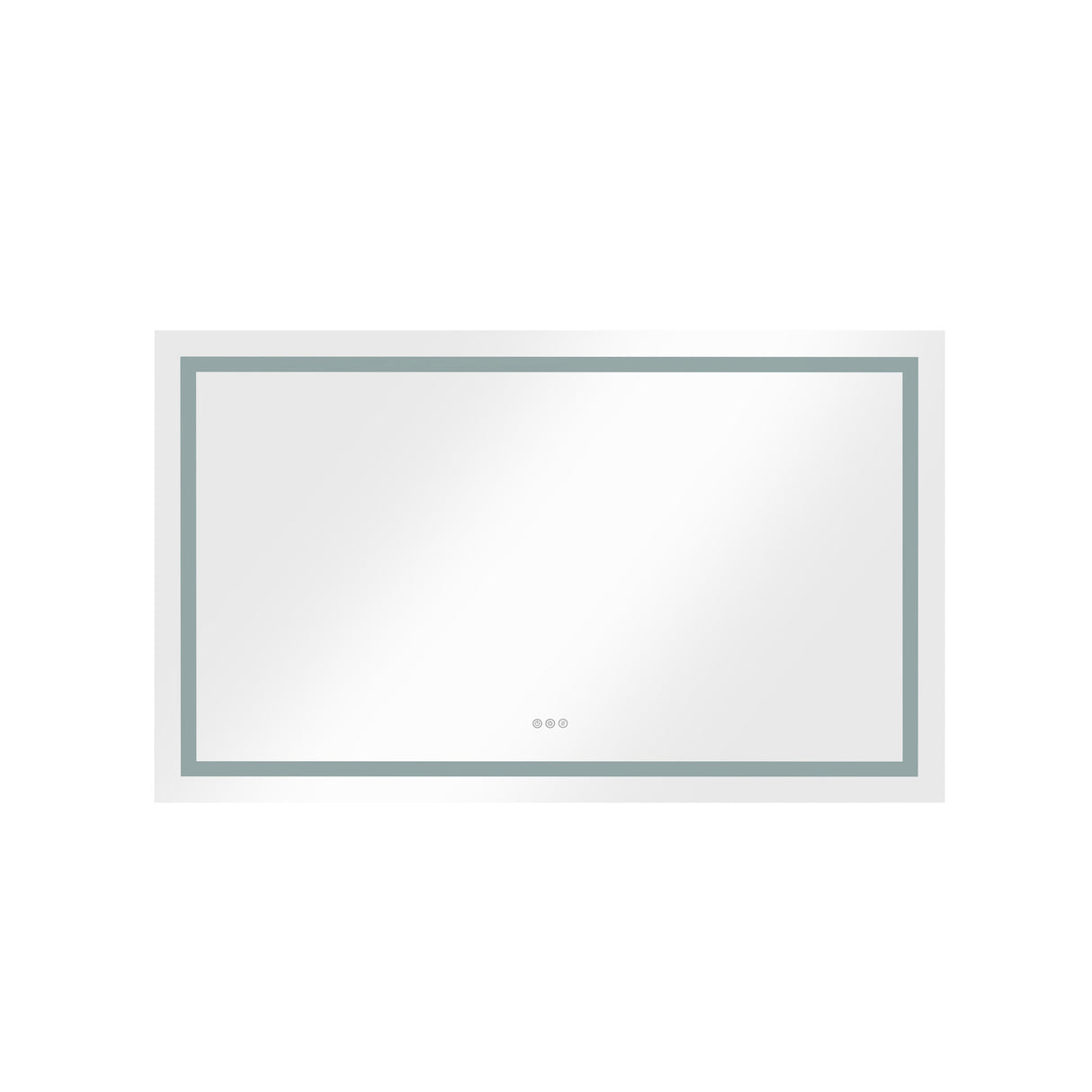 60 x 36 Inch LED Bathroom Mirror with Front and Backlight