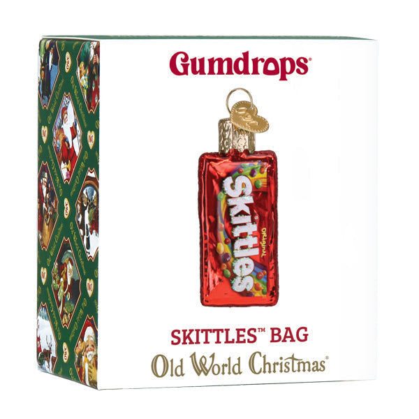 Mini Skittles Bag Ornament Christmas Decoration