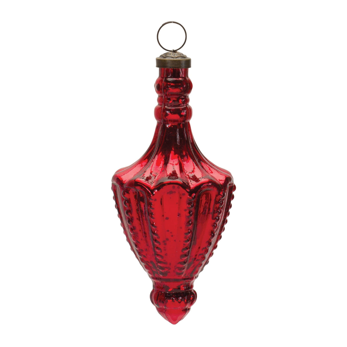 Mercury-Glass-Finial-Drop-Ornament-(Set-of-6)-Christmas-Ornaments