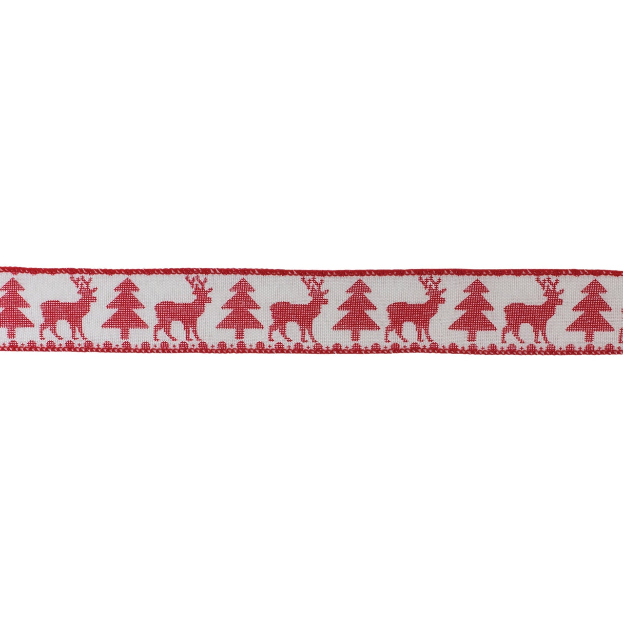 Deer-Pine-Tree-Ribbon-(Set-of-2)-Ribbons-&-Trim