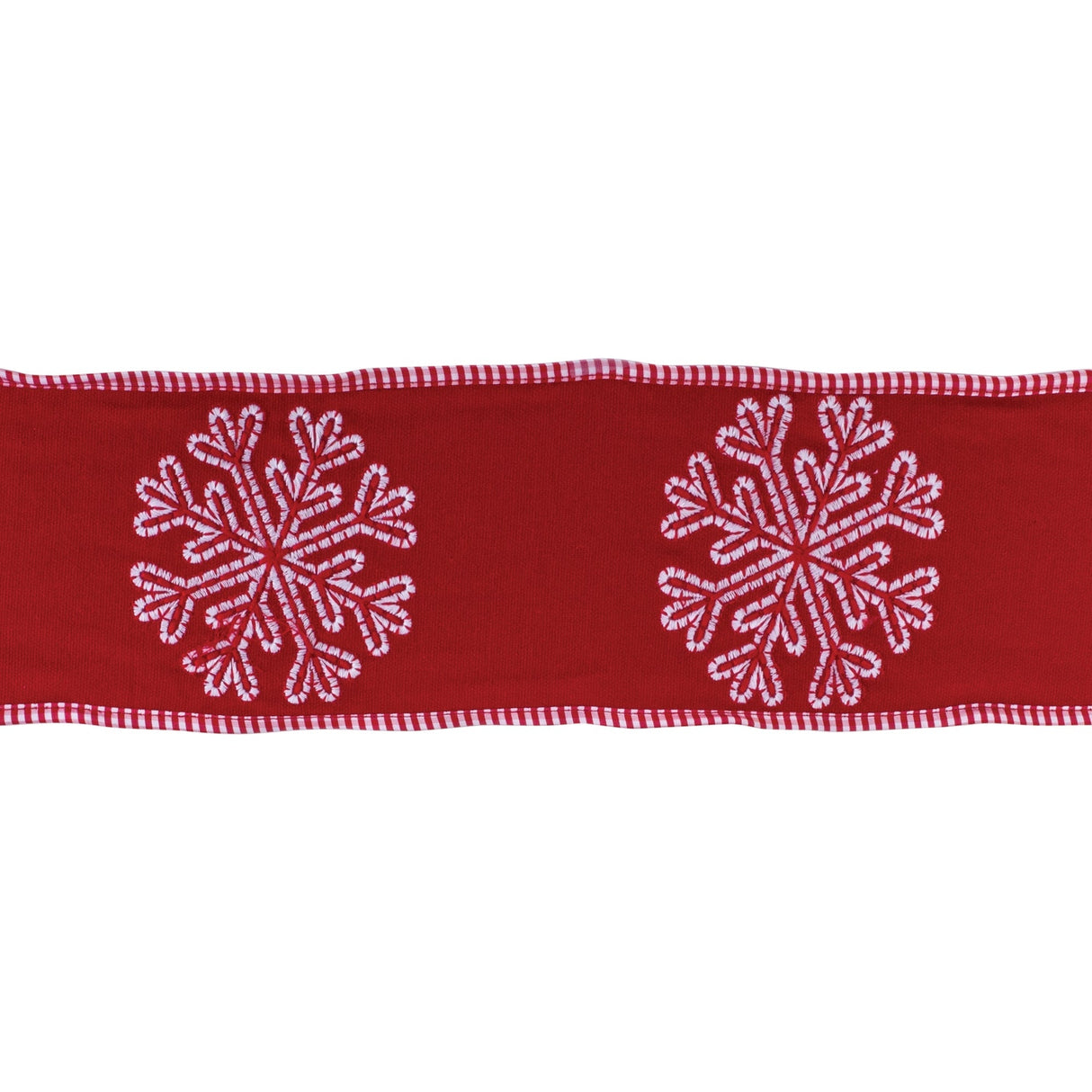 Snowflake Outline Ribbon 4" x 5 yds.