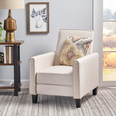 Light-Beige-Linen-Push-back-Chair-Accent-Chairs