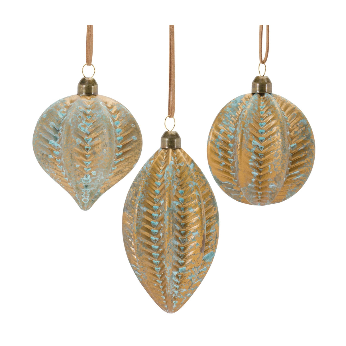 Distressed-Ribbed-Glass-Ornament-(Set-of-12)-Christmas-Ornaments