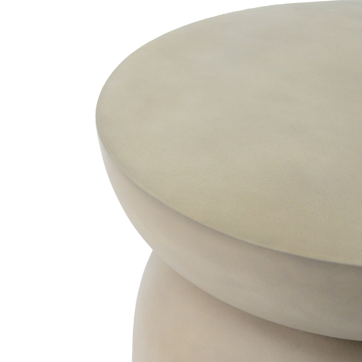 Outdoor Round Top MGO Drum Side/End Table