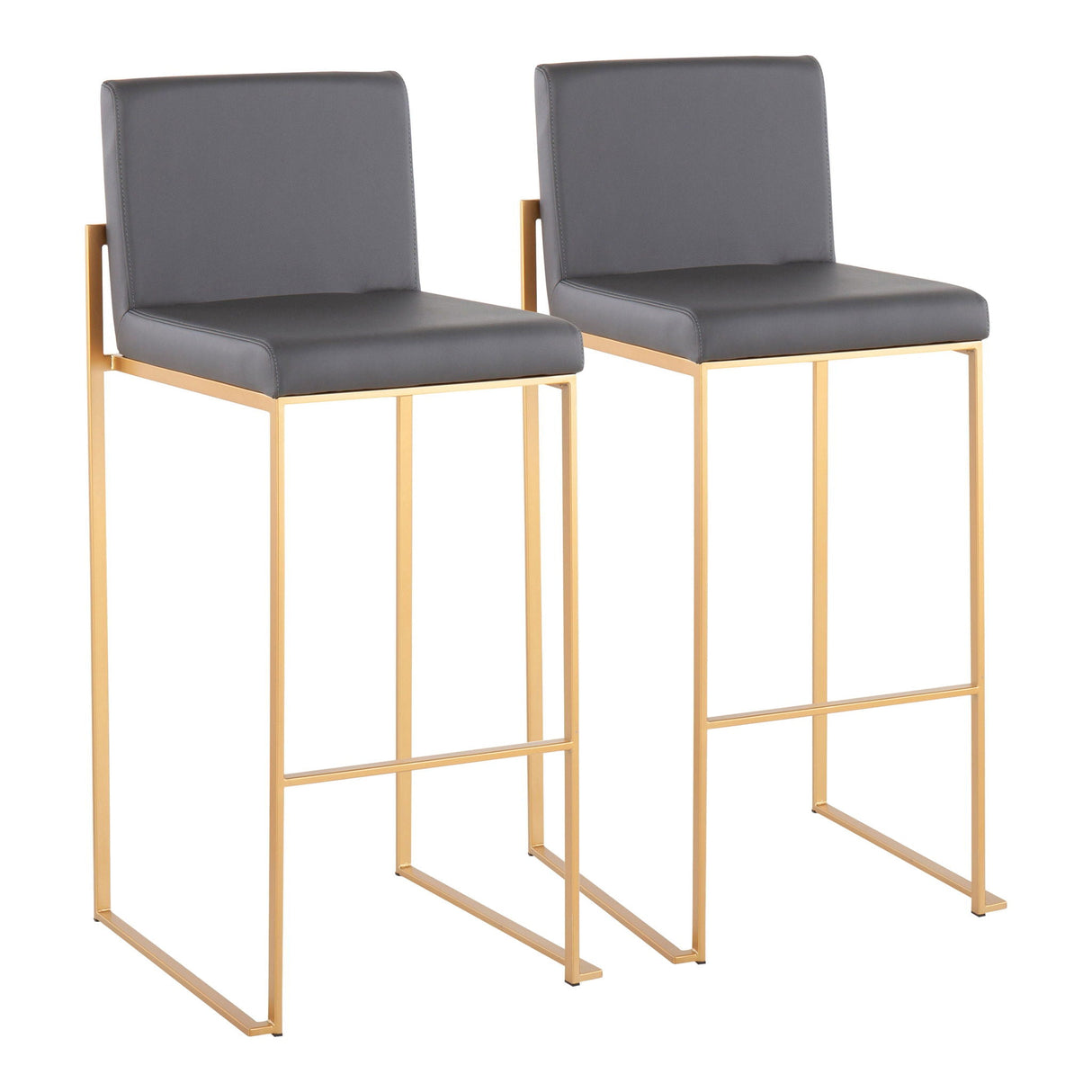 Fuji - Contemporary Design High Back Barstool