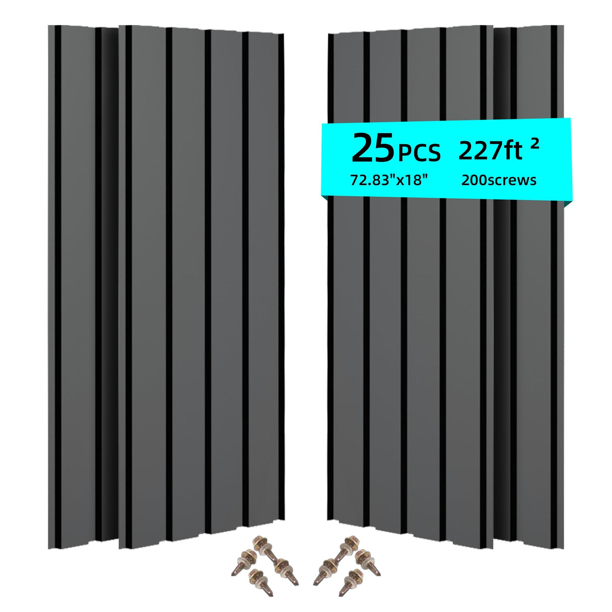 Metal Roof Panel (72.8 In) - 25 Pack
