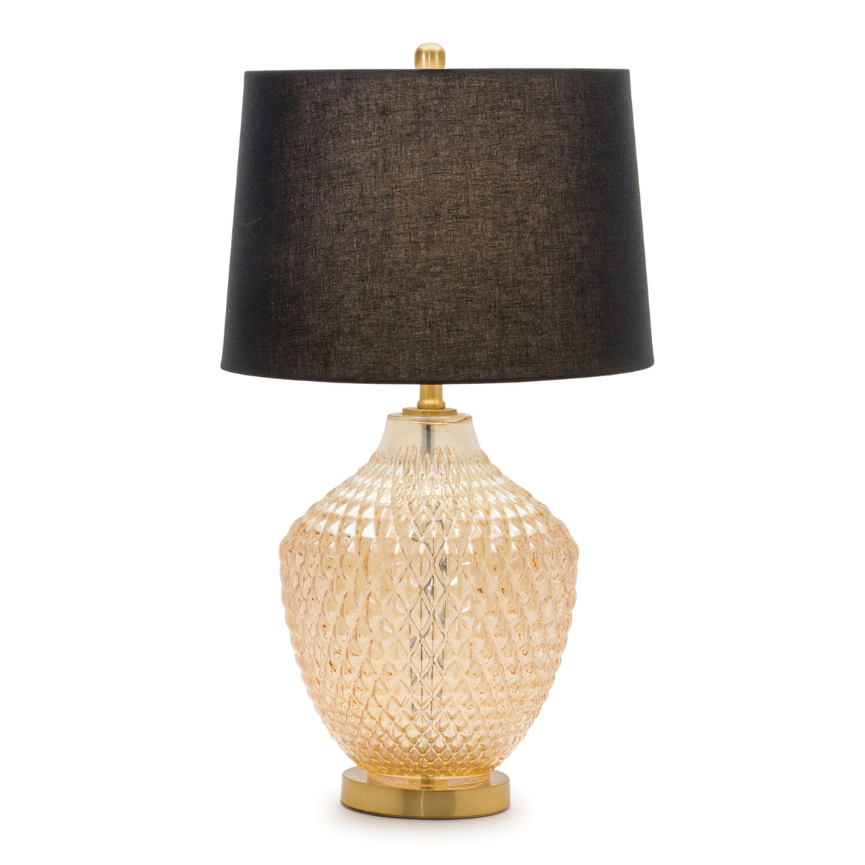 Textured Glass Lamp 28.5"H