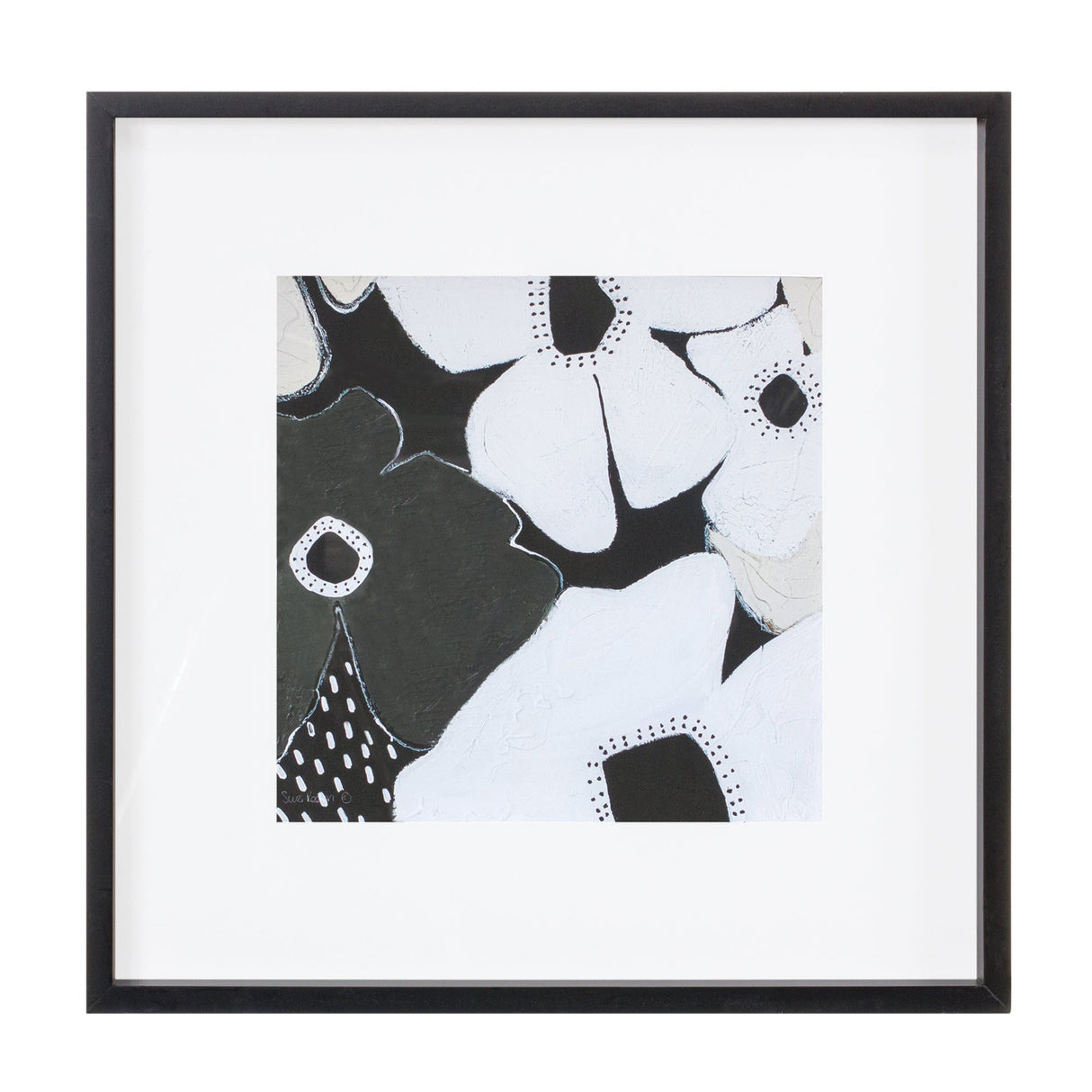 Framed Anemone Floral Print (Set of 2)