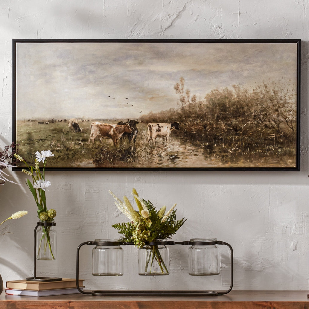 Framed Farm Canvas Wall Art 37.25"L