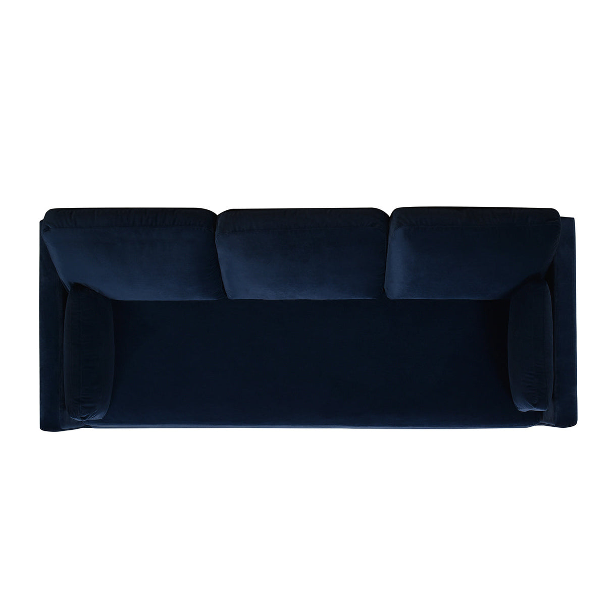Knox 84' Modern Farmhouse Sofa, Dark Navy Blue Performance Velvet