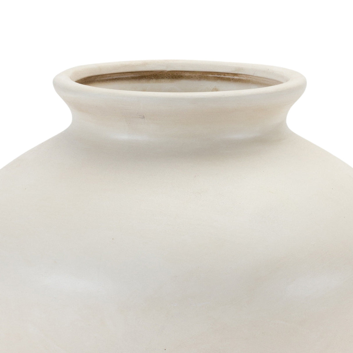 Two Tone Ceramic Vase 9"D