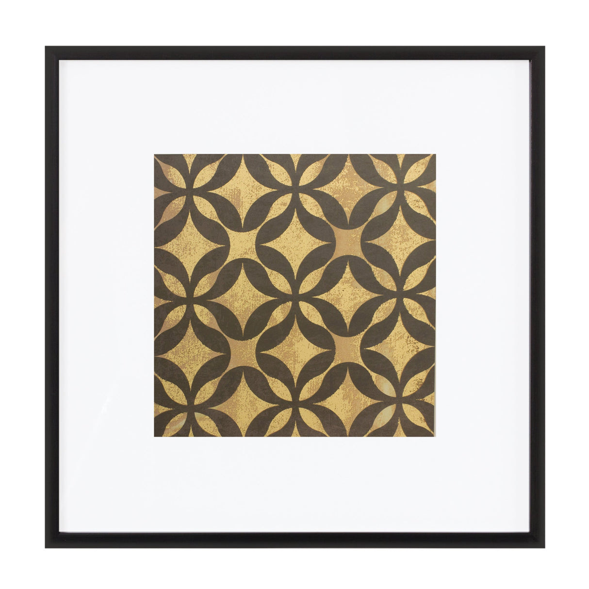Framed Art Deco Geometric Print (Set of 4)