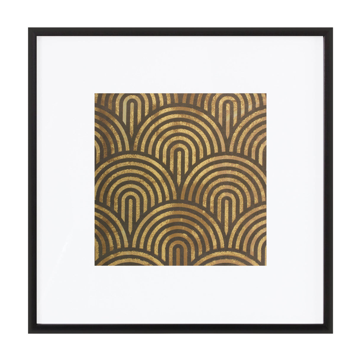 Framed Art Deco Geometric Print (Set of 4)
