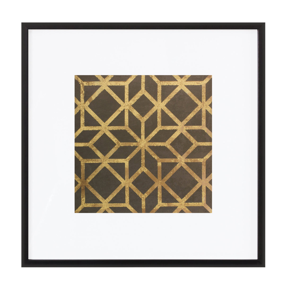 Framed Art Deco Geometric Print (Set of 4)